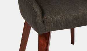 charcoal seat timber legs