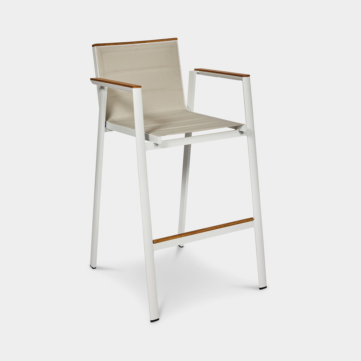 Mackay Outdoor Bar Chair White