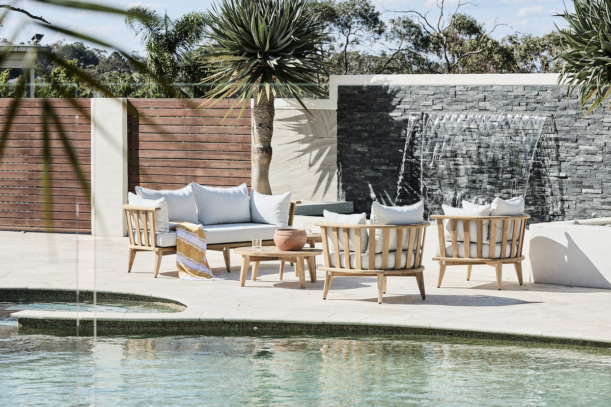 Mauritius 5 Piece Sofa Setting Teak