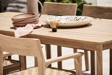 Load image into Gallery viewer, teak outdoor dining setting 8 arm chairs