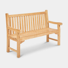 Load image into Gallery viewer, teak outdoor bench seat