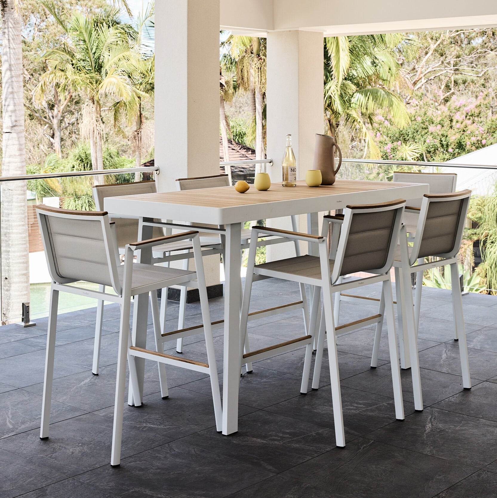 Au Patio Outdoor Brunch Spots Near Me Bali 13pc Outdoor Dining Set