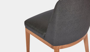 Copley Indoor Dining Chair Charcoal Vinyl 4
