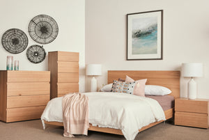blackbutt bedroom made in melbourne australian timber