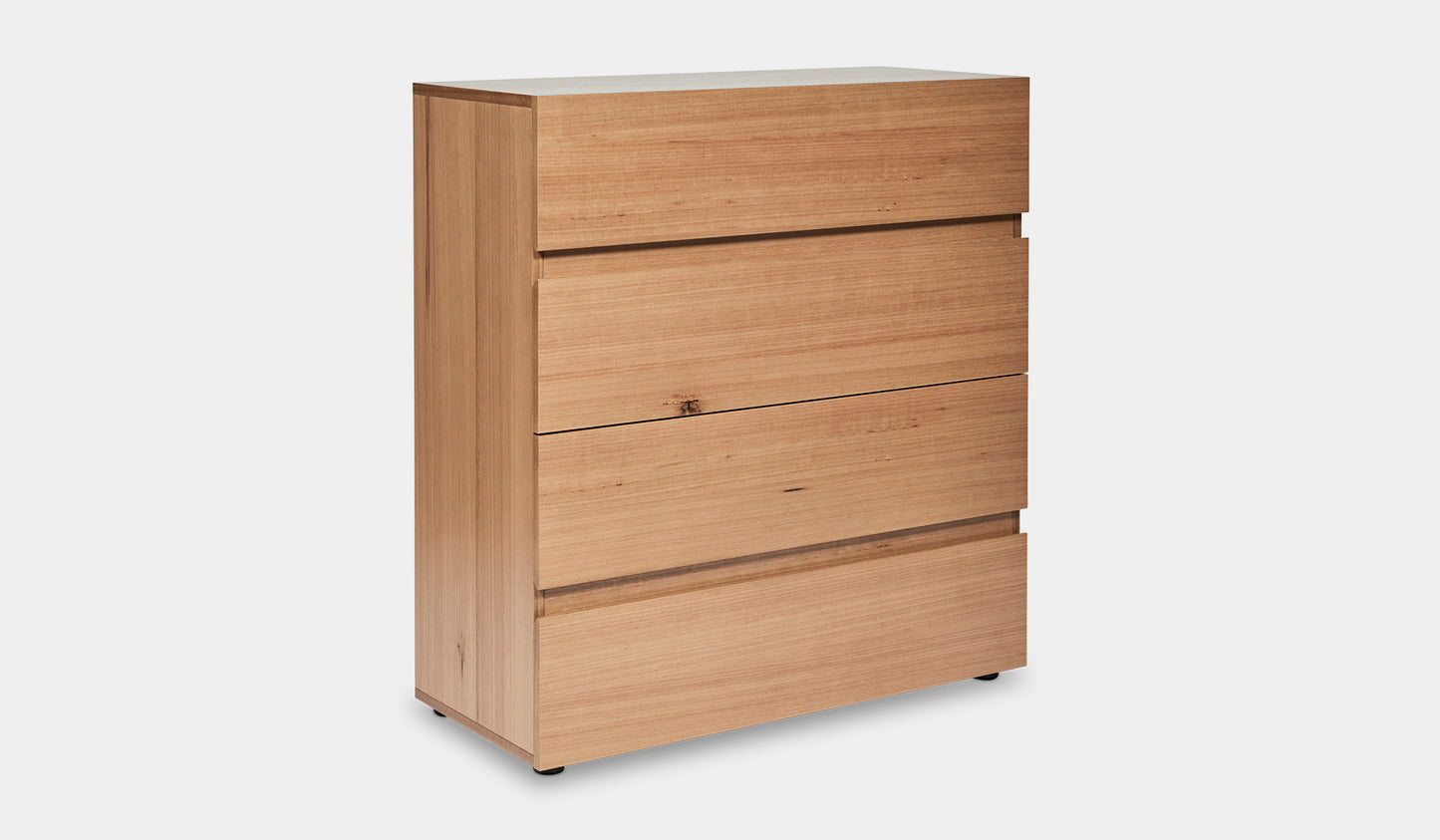 Jannali 4 Drawer Tallboy Blackhole Blackbutt