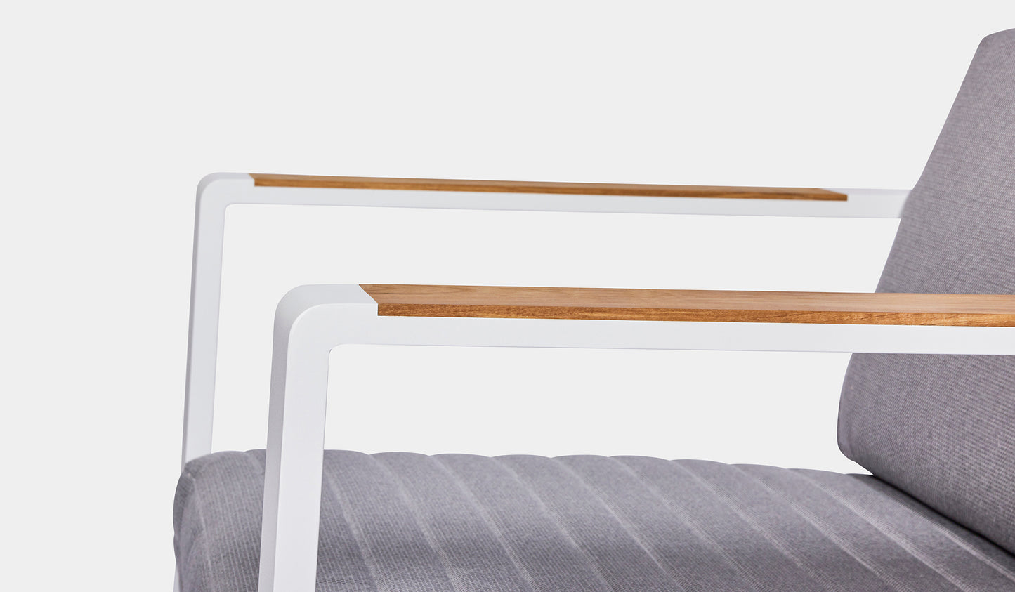 Kai 1 Seater Outdoor Arm Chair White