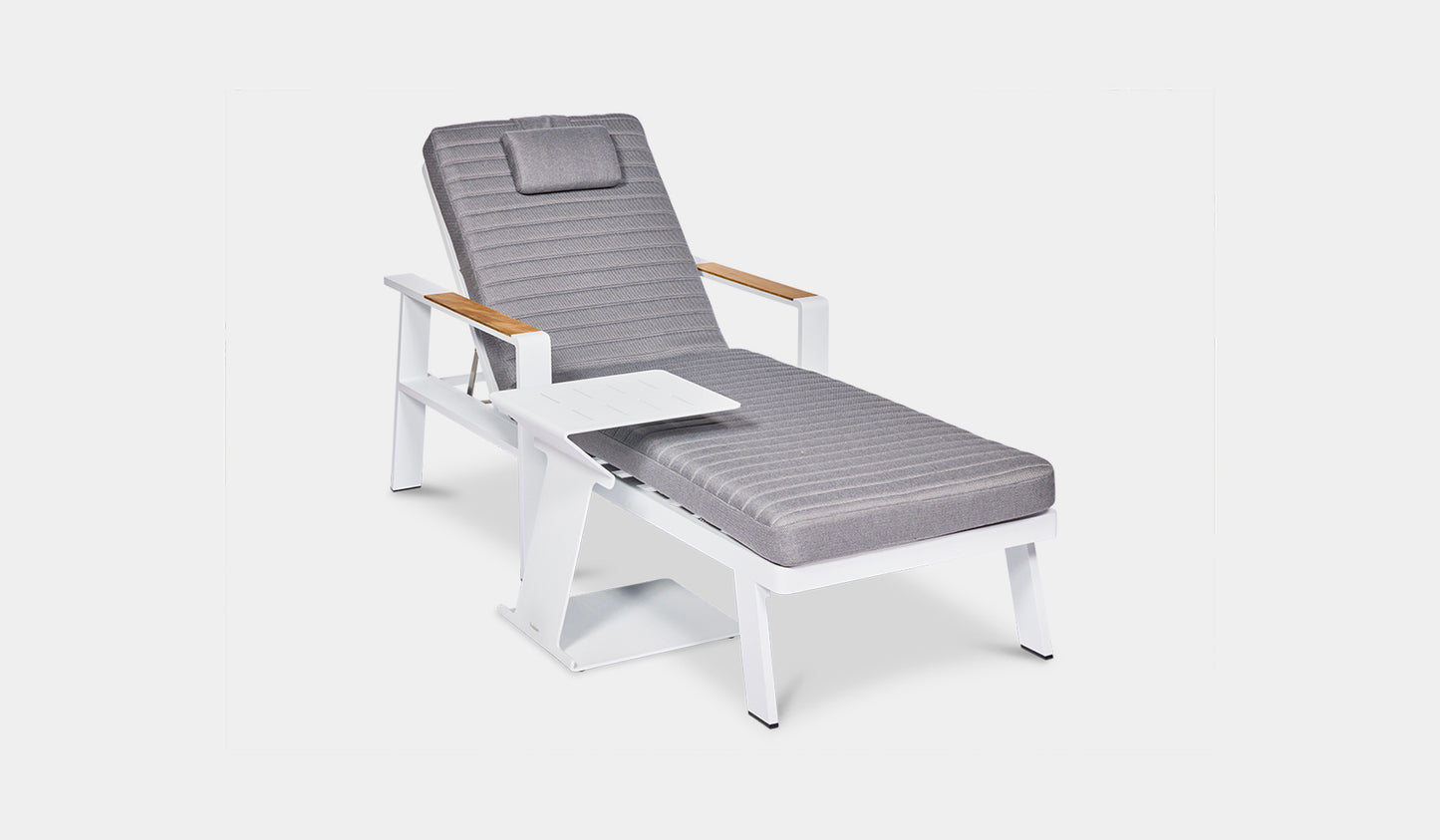 Kai Sun Lounger White