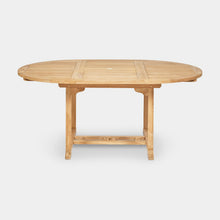 Load image into Gallery viewer, Round-Extending-Table-Teak-r1
