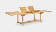 Load image into Gallery viewer, Teak-Double-Rectangle-Extending-Table-r6