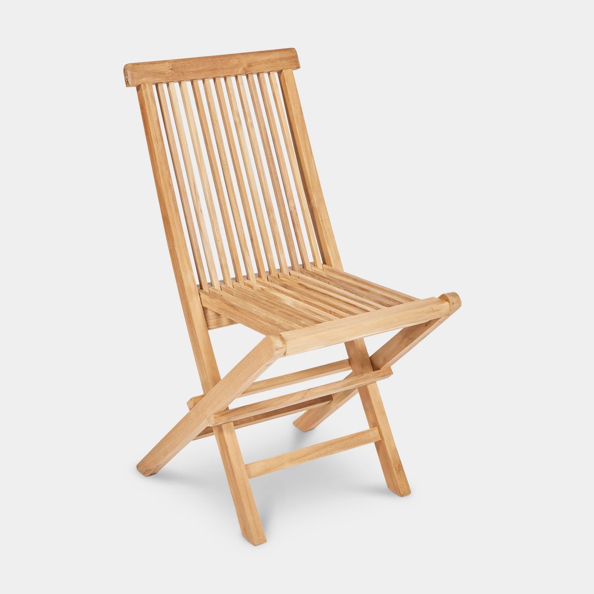 Teak folding hot sale dining chairs