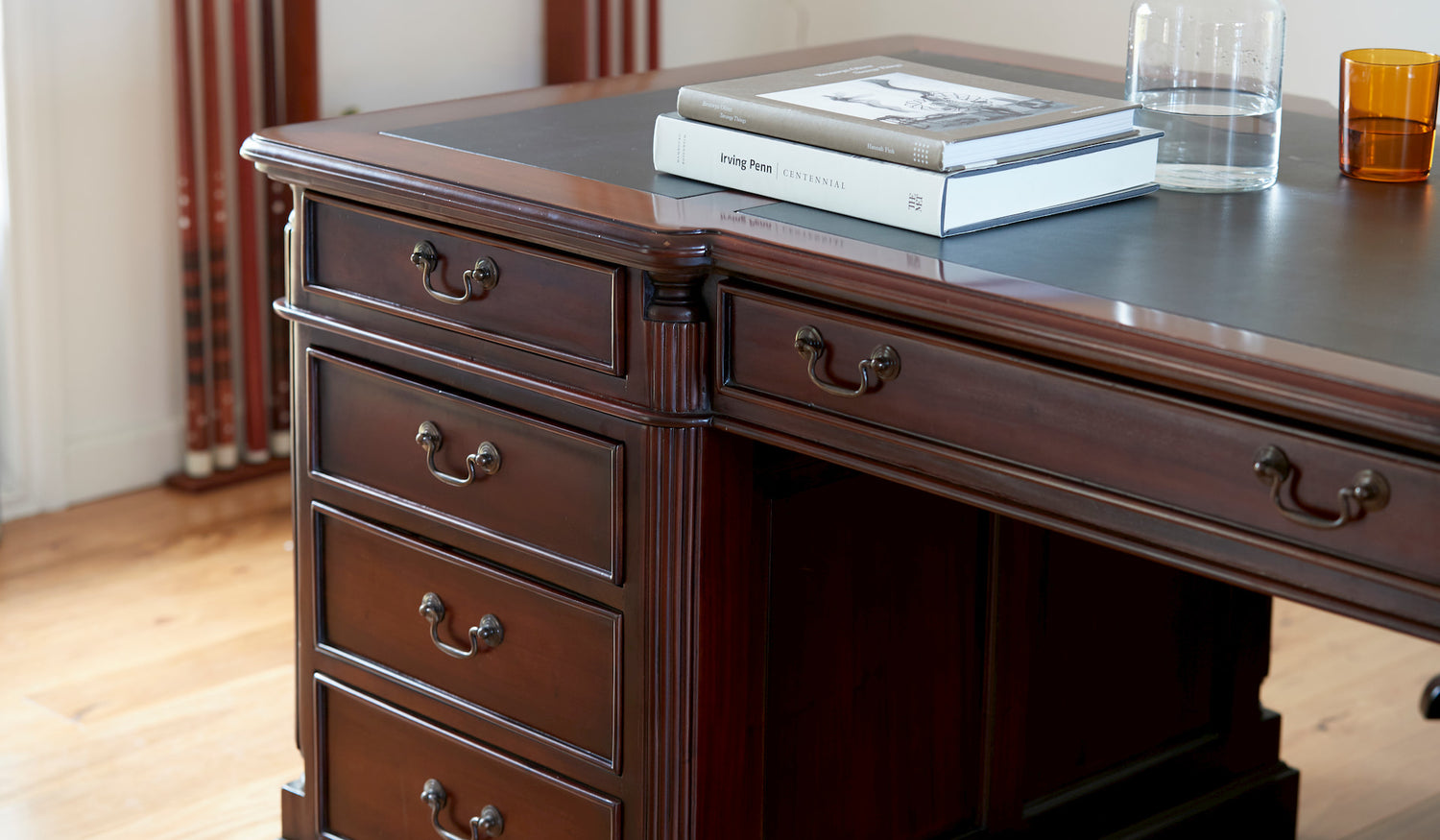 mahogany executive partners desk