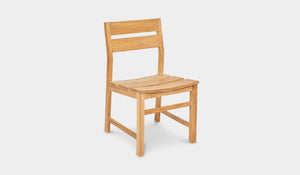 side chair bakke in teak