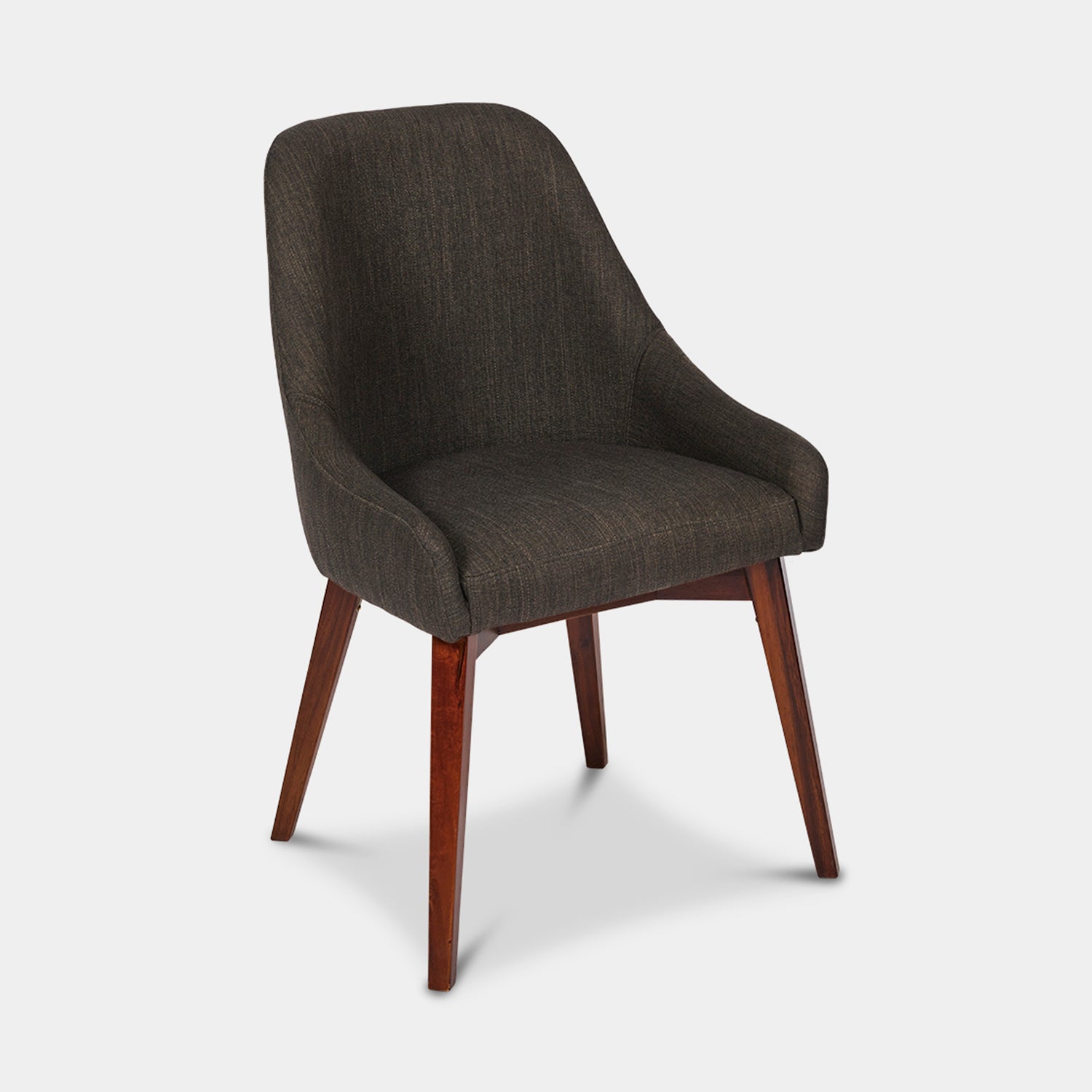 indoor dining chair dark timber leg