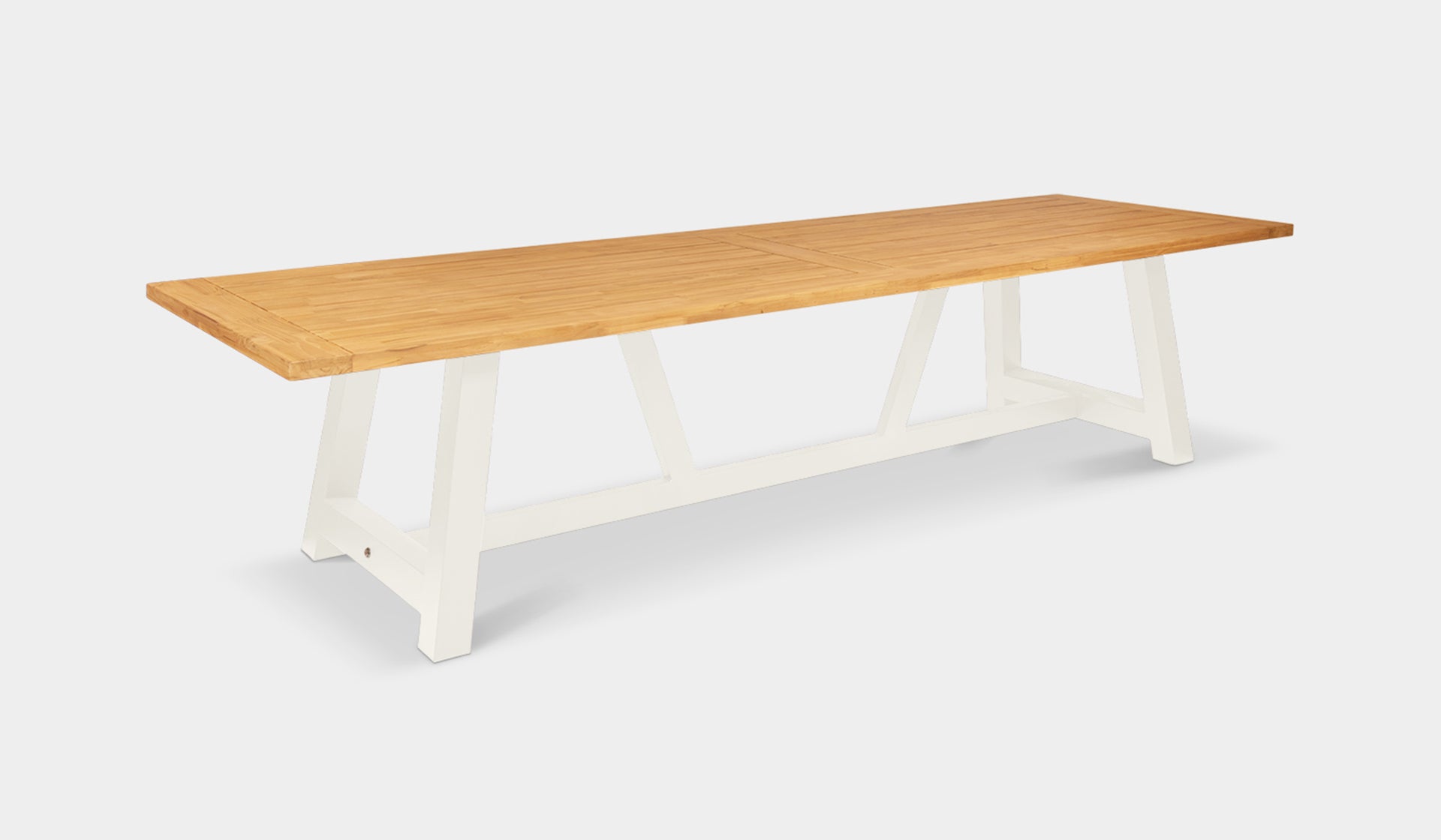 Daytona Dining Table White Teak