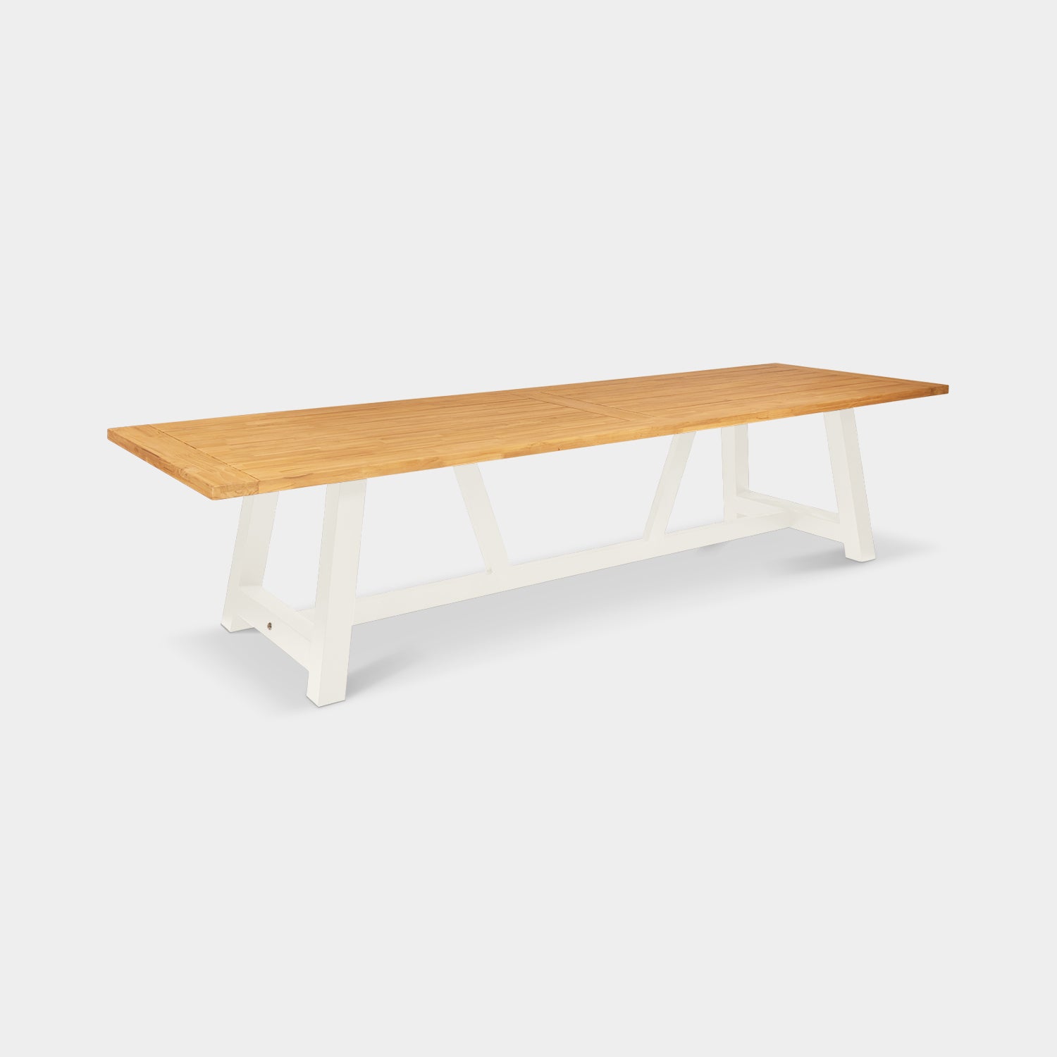 Daytona Dining Table White Teak