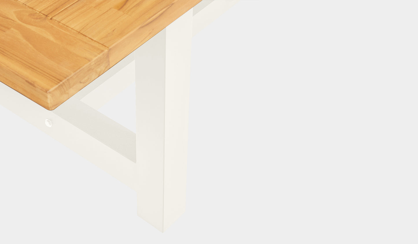 Daytona Dining Table White Teak