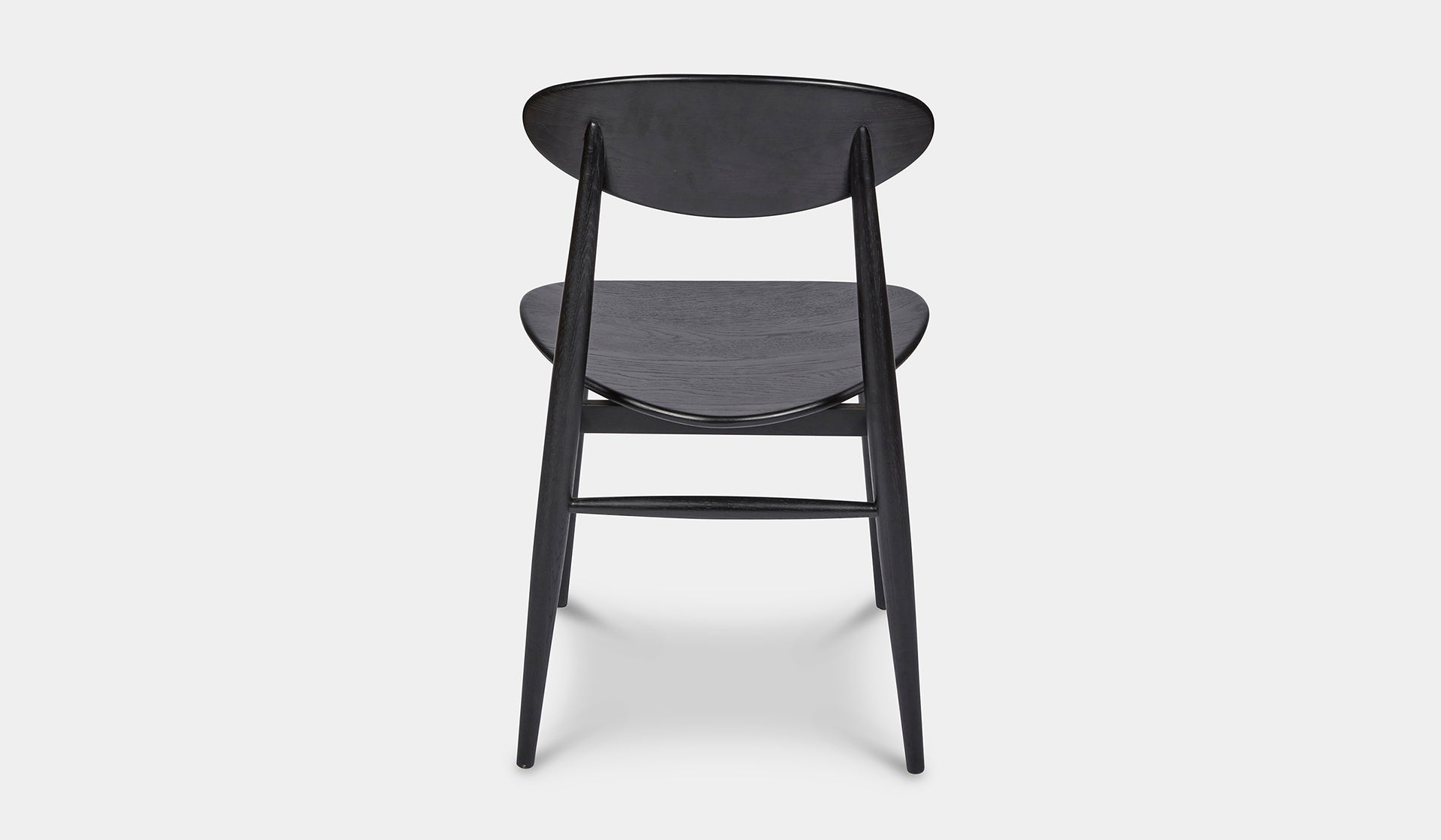 mona vale oak dining chair black