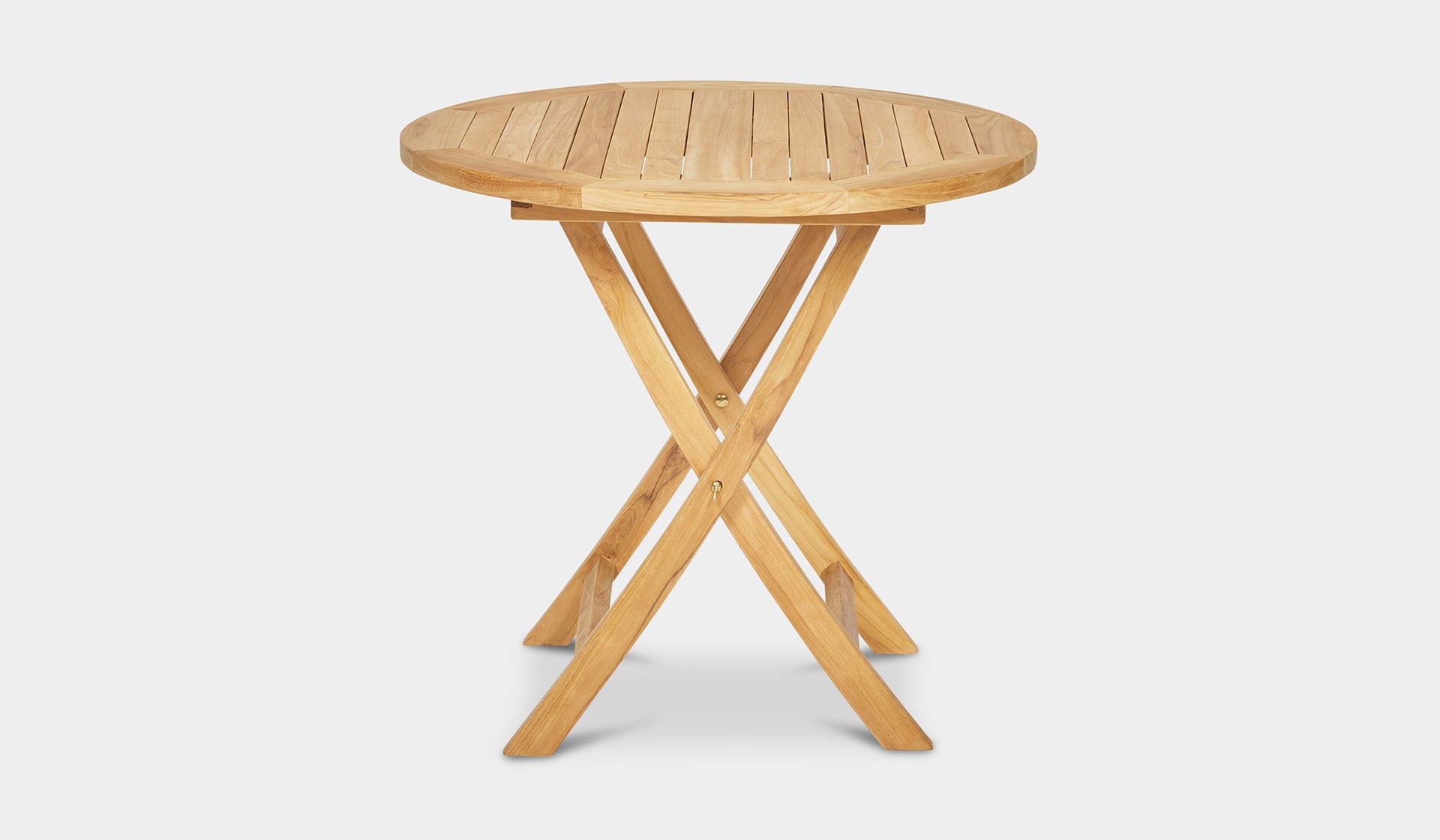 teak folding bistro table