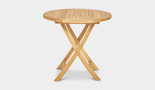 Load image into Gallery viewer, teak folding bistro table