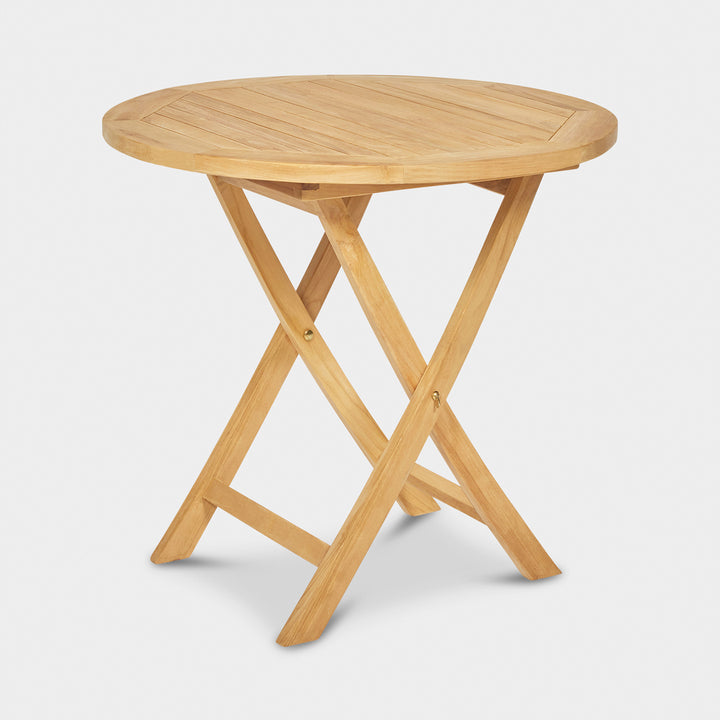 teak folding table