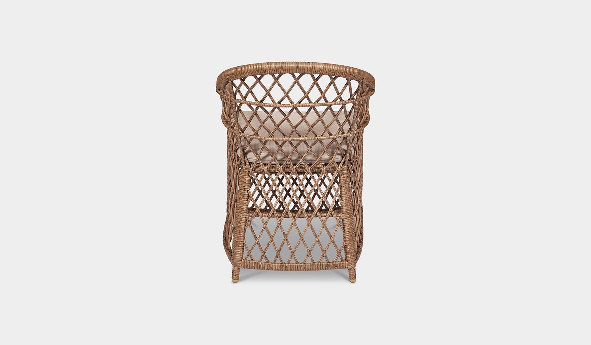 havana wicker outdoor dining chair natural