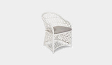 Load image into Gallery viewer, wicker outdoor chair white