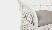 Load image into Gallery viewer, synthetic wicker outdoor chair white