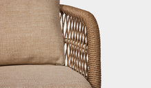Load image into Gallery viewer, rope and beige outdoor sofa 2 seater