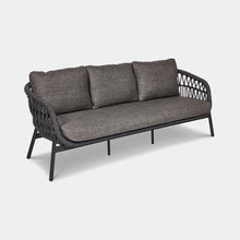 Load image into Gallery viewer, charcoal 3 seater outdoor lounge
