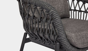 charcoal rope 1 seater