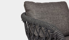 Load image into Gallery viewer, rope sofa 1 seater in charcoal