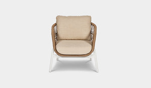 ibiza arm chair in white