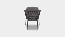 Load image into Gallery viewer, rope dining chair for outdoor charcoal