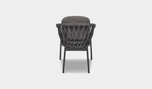 rope dining chair for outdoor charcoal