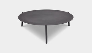 ibiza coffee table in charcoal  103cm