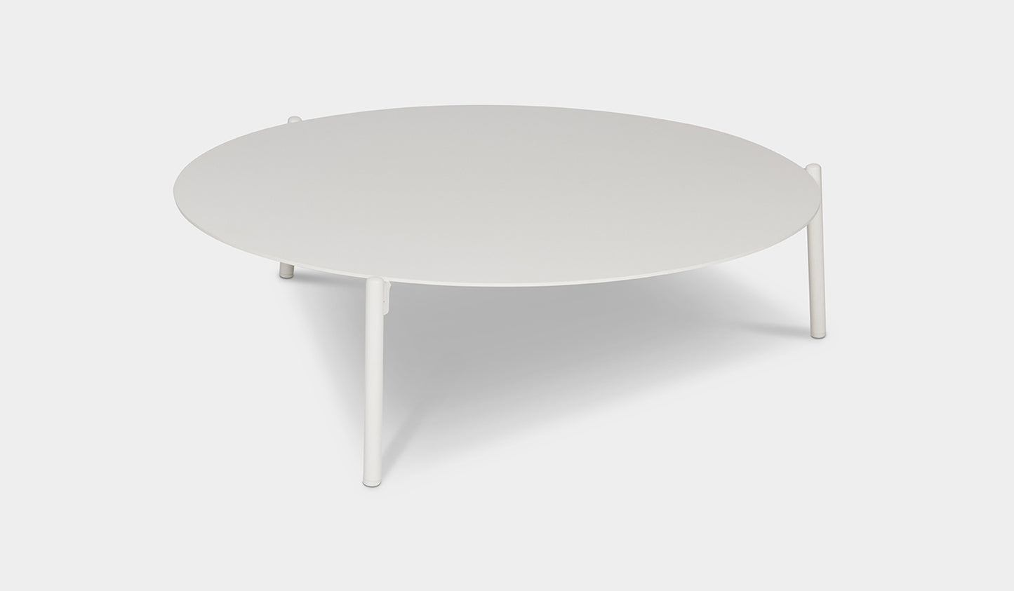 ibiza outdoor coffee table in white 103cm