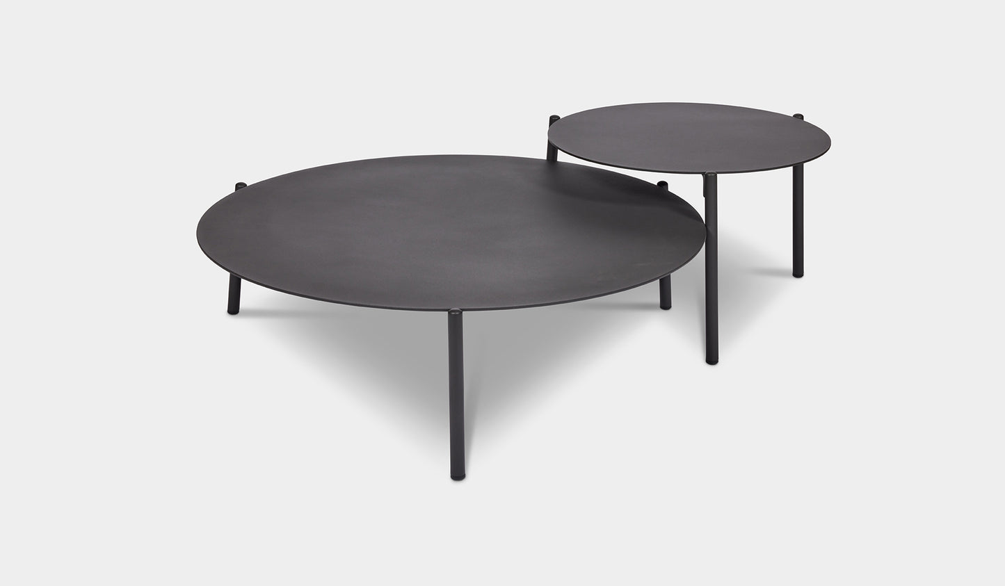 charcoal ibiza set of nesting coffee tables