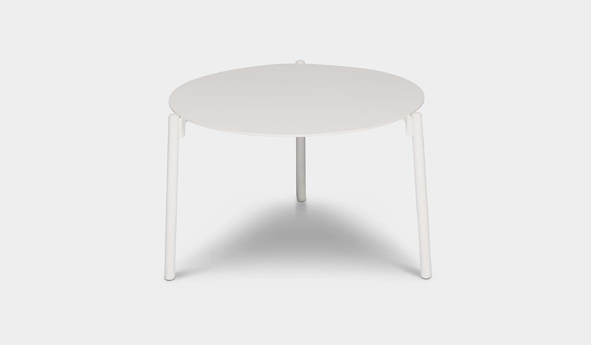 ibiza side nesting table in white