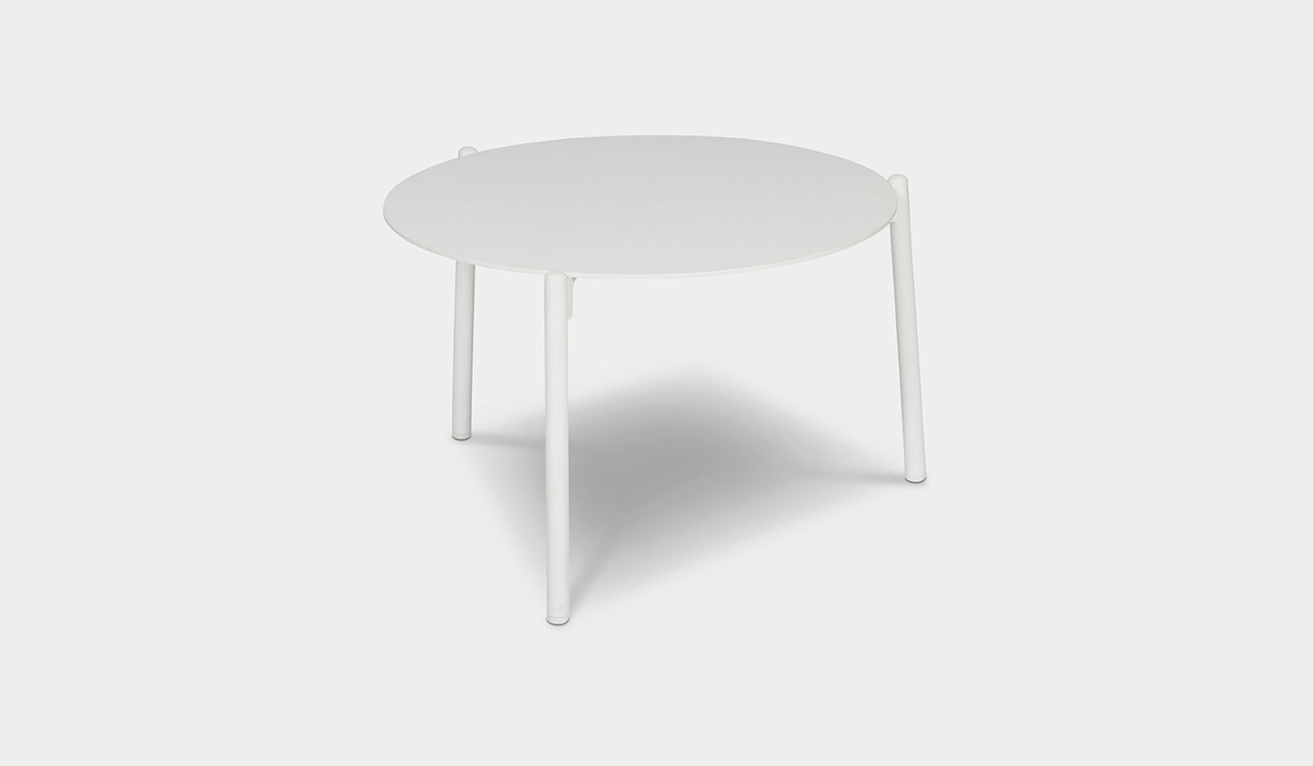 white nesting table aluminium 