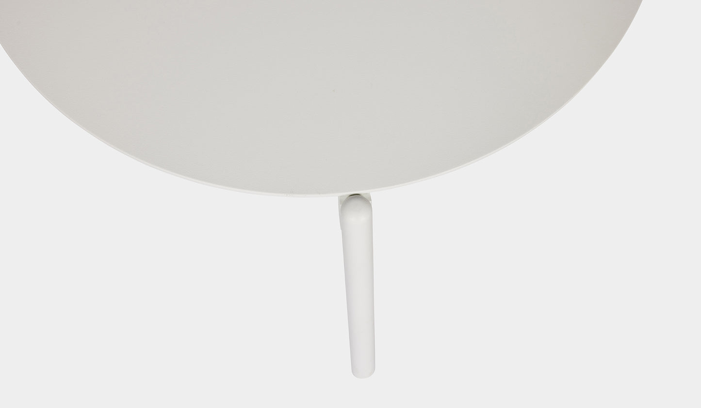 white ibiza side table 65cm