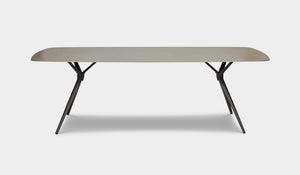 charcoal ibiza outdoor dining table stone