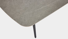 Load image into Gallery viewer, charcoal outdoor dining table in stone
