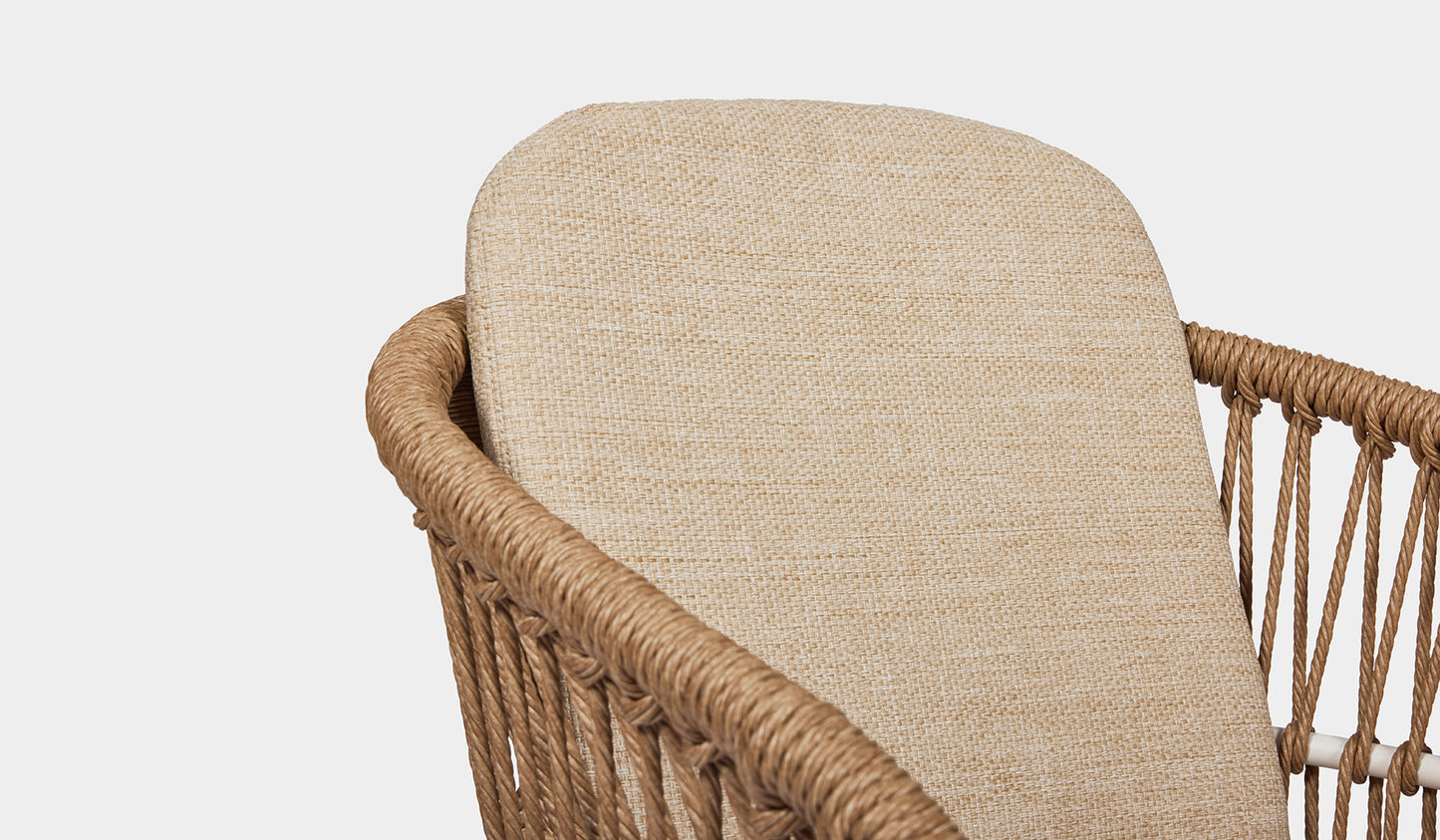 ibiza rope dining chair natural