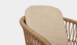 ibiza rope dining chair natural