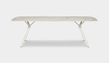 Load image into Gallery viewer, sintered stone white marble outdoor table