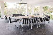 Load image into Gallery viewer, kai 280-340 teak dining table in white with kai dining chairs
