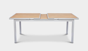 Outdoor extension table grey 180-240cm