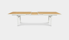 Load image into Gallery viewer, Kai white extension table teak