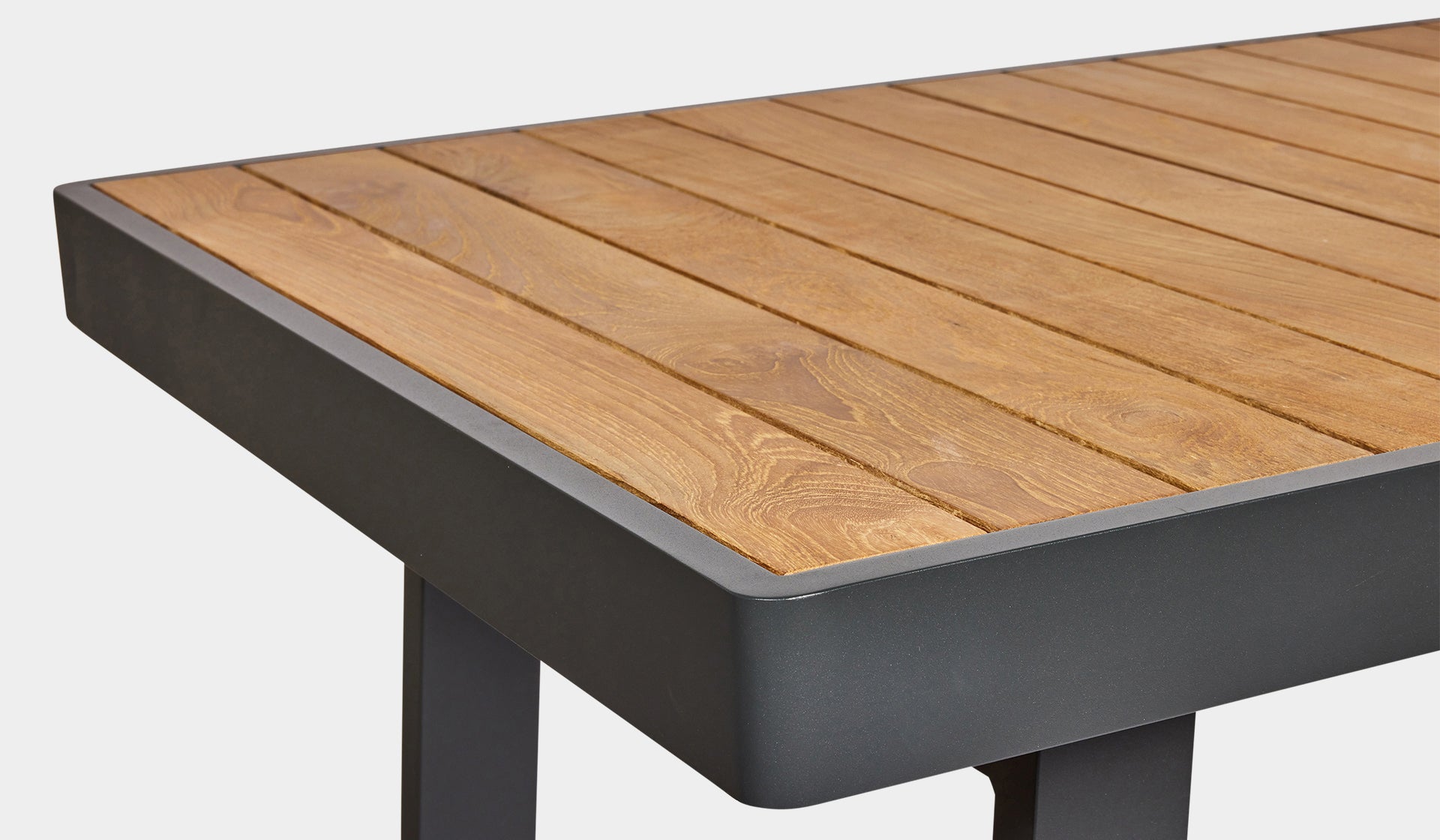 outdoor bar table teak charcoal