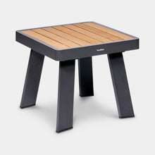 Load image into Gallery viewer, kai side table charcoal teak top
